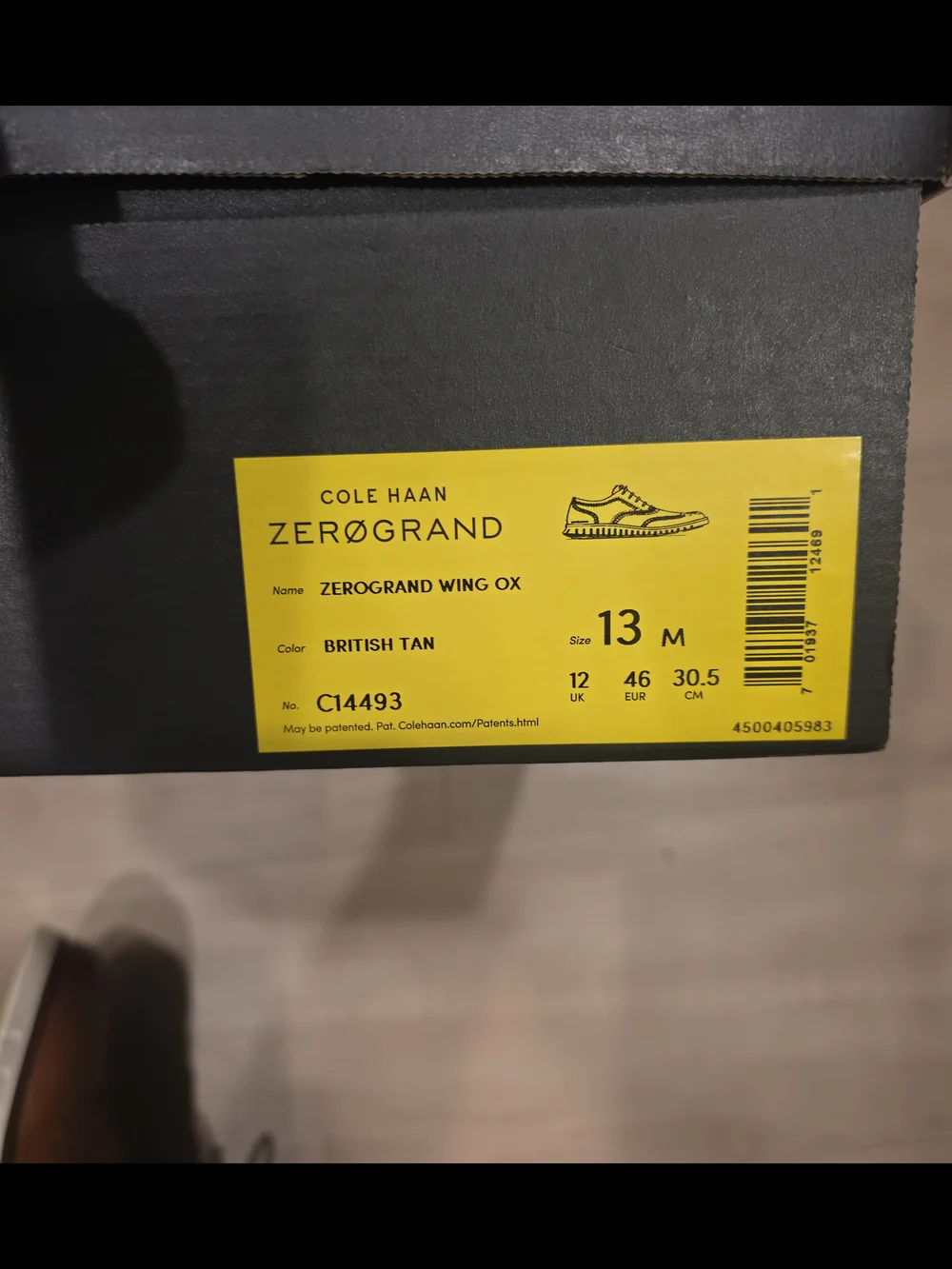 Cole Haan Zerogrand Wingtip Oxfords